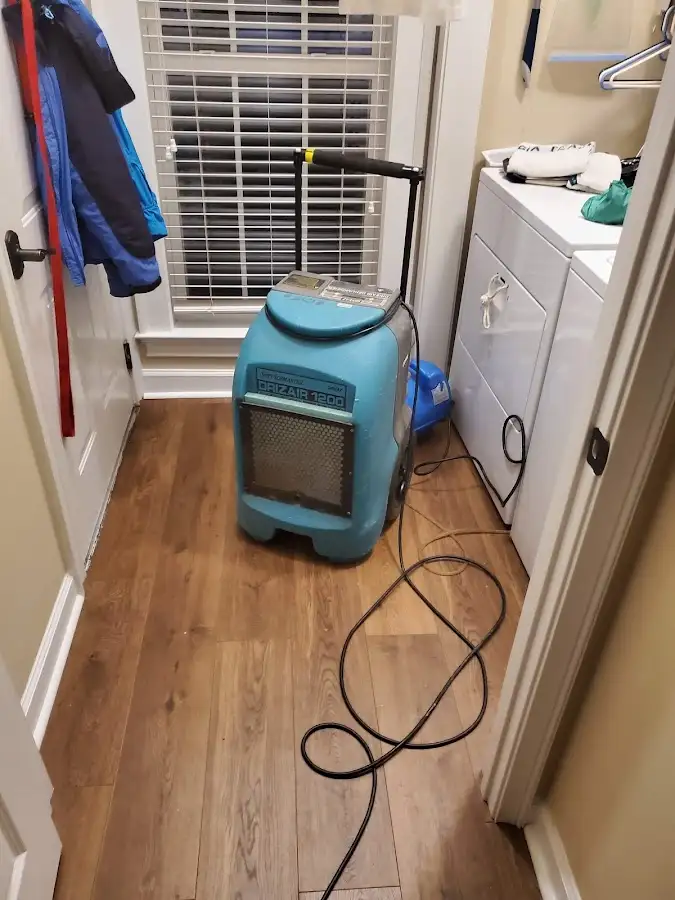 Commercial dehumidifier deployed for Flood Damage Cleanup in Holdenville