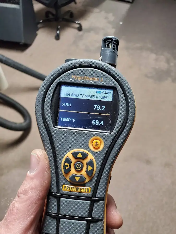 Moisture meter humidity assessment for Mold Remediation & Removal in Holdenville